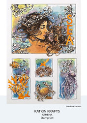 Creative Expressions Katkin Krafts leimasin Athena
