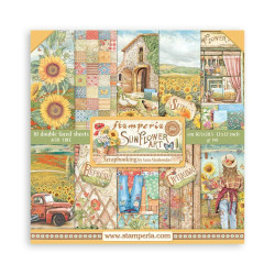 Stamperia paperipakkaus Sunflower Art, 12