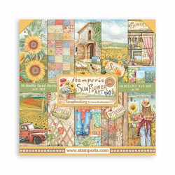 Stamperia paperipakkaus Sunflower Art, 8