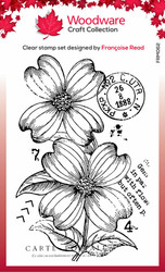 Woodware leimasin Dogwood Flowers