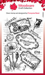 Woodware leimasin Label Page