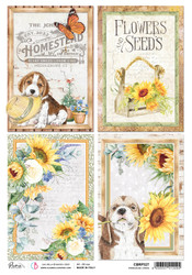 Ciao Bella riisipaperi Farmhouse Cards