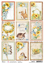 Ciao Bella riisipaperi Farmhouse Mini Cards