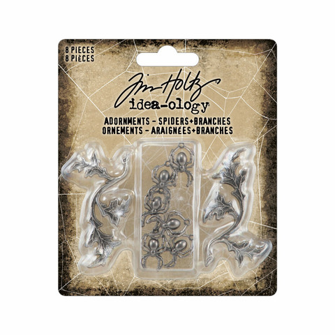 Tim Holtz Idea-Ology -koristeet Spiders + Branches
