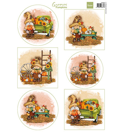 Marianne Design korttikuvat Gnomes, Pumpkins