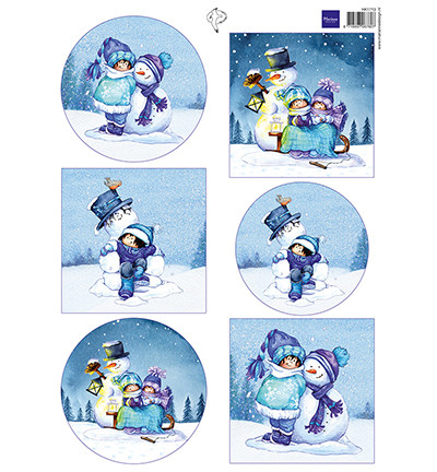 Marianne Design korttikuvat Snowfun