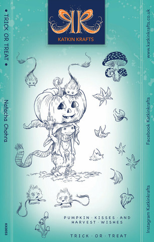 Creative Expressions Katkin Krafts leimasin Trick Or Treat