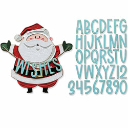 Sizzix Thinlits stanssi Santa Greetings