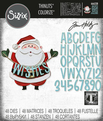 Sizzix Thinlits stanssi Santa Greetings