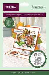 Crafter's Companion In The Frame, Timeless Leaves leimasin Nature's Harvest 