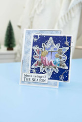 Crafter's Companion In The Frame, Snowflake Stories leimasin Wonderland Window