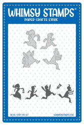 Whimsy Stamps Running Scared -stanssi