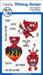 Whimsy Stamps Little Devils -leimasin