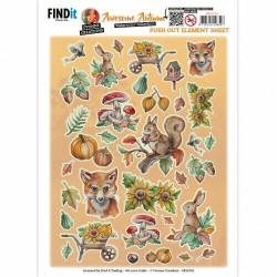 Yvonne Creations Awesome Autumn korttikuvat Small Elements A