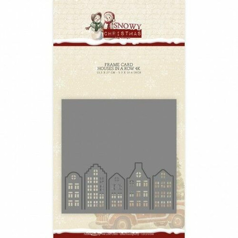 Amy Design Snowy Christmas stanssi Houses in a Row 4K
