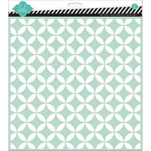 Heidi Swapp 12''x12'' Plastic Spray -sapluuna