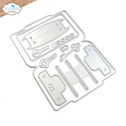 Elizabeth Craft Designs stanssi Wallet with Keys