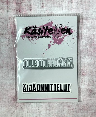Käsitellen stanssi Äijäonnittelut