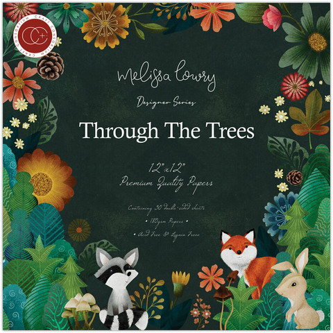Craft Consortium Through The Trees -paperipakkaus, 12