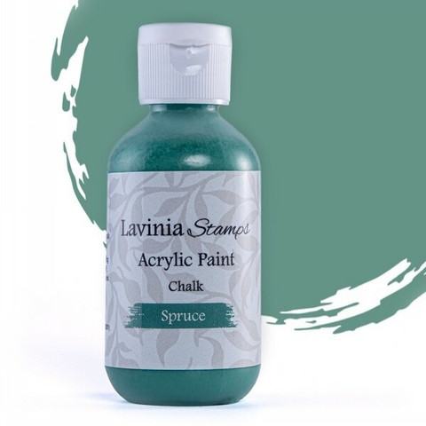 Lavinia Chalk Acrylic Paint -maali, sävy Spruce