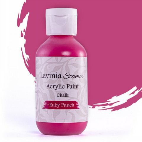 Lavinia Chalk Acrylic Paint -maali, sävy Ruby Punch