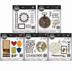 Sizzix Thinlits by Tim Holtz Vault stanssit I Want It All