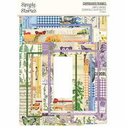 Simple Stories Simple Vintage Essentials Color Palette Chipboard Frames -kehykset