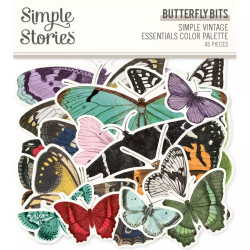 Simple Stories Simple Vintage Essentials Color Palette, Butterfly Bits, leikekuvat