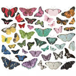 Simple Stories Simple Vintage Essentials Color Palette, Butterfly Bits, leikekuvat