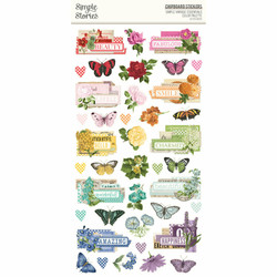 Simple Stories Simple Vintage Essentials Color Palette Chipboard -tarrat