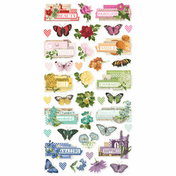 Simple Stories Simple Vintage Essentials Color Palette Chipboard -tarrat