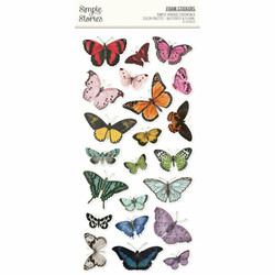 Simple Stories Simple Vintage Essentials Color Palette Foam Stickers -tarrat