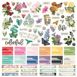 Simple Stories tarra-arkki Simple Vintage Essentials Color Palette, 12