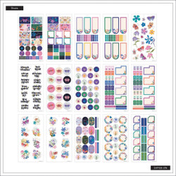 Mambi Happy Planner Value Pack -tarrapakkaus Midnight Botanical MINI