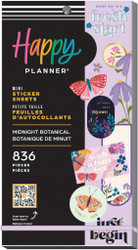 Mambi Happy Planner Value Pack -tarrapakkaus Midnight Botanical MINI