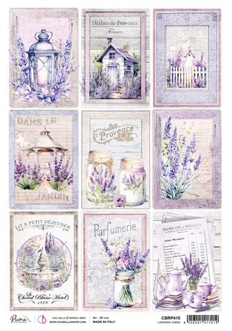 Ciao Bella riisipaperi Lavander Cards