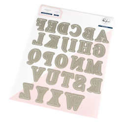 Pinkfresh Studio stanssi Jody Uppercase Alpha