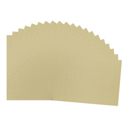 Vaessen Creative glitterkartonki, A4, sävy Light Gold, 20 arkkia