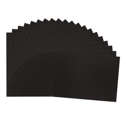 Vaessen Creative glitterkartonki, A4, sävy Black, 20 arkkia