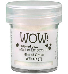 Wow! Pearlescents -kohojauhe, sävy Hint of Green, Regular (T)