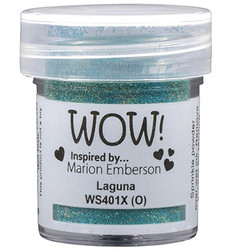Wow! Embossing Glitters -kohojauhe, sävy Laguna by Marion Emberson (X,O)