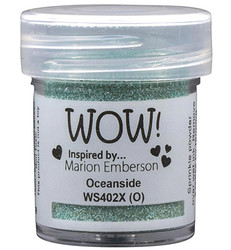 Wow! Embossing Glitters -kohojauhe, sävy Oceanside by Marion Emberson (X,O)
