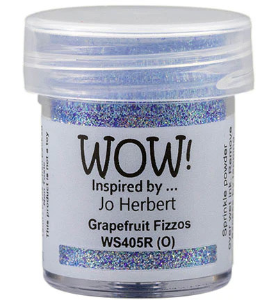 Wow! Embossing Glitters -kohojauhe, sävy Grapefruit Fizzos by Jo Herbert (R,O)