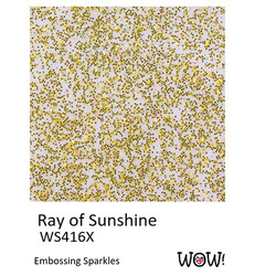 Wow! Embossing Glitters -kohojauhe, sävy Ray of Sunshine by Martina Manger (R,T)