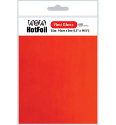 Wow! Hot Foil -folio, sävy Red Gloss