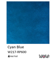 Wow! Hot Foil -folio, sävy Cyan Blue