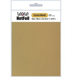 Wow! Hot Foil -folio, sävy Gold Matt