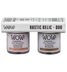 Wow! Embossing Powders -kohojauhesetti Rustic Relief