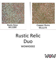 Wow! Embossing Powders -kohojauhesetti Rustic Relief