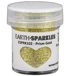 Wow! Earth Sparkles Glitter - jauhe sävy Prism Gold, biohajoava